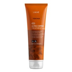 Lakme Teknia Ultra copper treatment - Средство для поддержания оттенка окрашенных волос "Медный" 250 мл