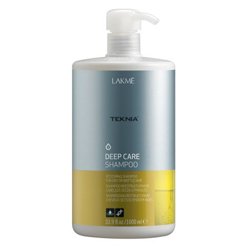 Lakme Teknia Deep care shampoo - шампунь восстанавливающий, для сухих или поврежденных волос 1000 мл