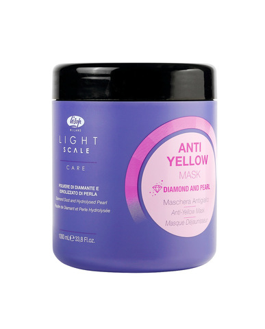 Light Scale Care Anti Yellow Mask 1000 ml - Маска для осветленных, мелированных и седых волос 1000 мл